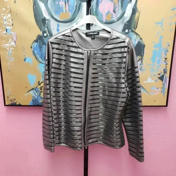 T & W Designs Metallic Jacket - Picture 1 of 6
